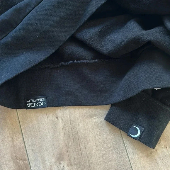 Killstar Occult Youth Satanic Gothic Punk Baphomet Pullover Hoodie Sz M - Picture 10 of 11